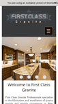 Mobile Screenshot of firstclassgranite.com